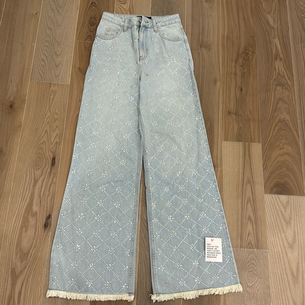 Rhinestone jeans